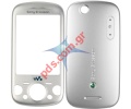Original housing SonyEricsson Zylo W20, W20i Front and battery cover silver color 