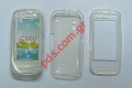 Transparent hard plastic case for Nokia C6