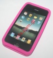 Silicon case iPhone 4G Pink color