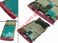 Original front cover Nokia X3-02 Touch and Type Rose.