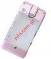 Original SonyEricsson W595 Middlecover peachy pink 