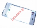 Original SonyEricsson W595 Middlecover silver