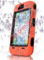 Hard water proof case for Apple iPhone 4G orange skin