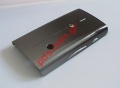 Original battery cover SonyEricsson X8 Xperia (E15i) in Black Grey