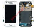 Set Display (OEM) Samsung i9100 Galaxy S2 white (Display+Gorilla display glass+ digitazer touch screen)