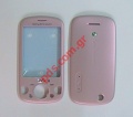 Original housing SonyEricsson Zylo W20, W20i Front and battery cover Pink color