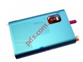 Original battery cover Nokia E7-00 in blue color
