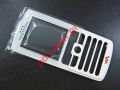 Original front cover housing SonyEricsson W800i Silver