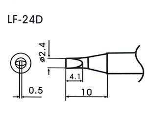 ���� �� ��������� ��� ������ ���������� Lead Free 2900 LF-LB Soldering Tip 128A (91534) WQ-24D