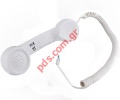 External handset for Apple iPhone, iPad in white color