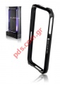 External special made aluminium metal bumper case for Apple iPhone 4G, 4S in Black color
