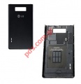 Original battery cover P700 Optimus L7  in black color (including NFC Antenna)