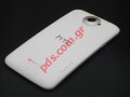 Original Back battery cover HTC ONE X G23 with volume and on/off key in white color