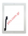 Apple iPad 3GN, 4GN glass with touch screen digitazer White.