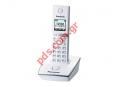 Cordless DECT Phone Panasonic KX-TG8051GB Greek in white color