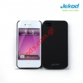 Excelent quality Jekod Super Cool Hard Skin For Apple Iphone 4G, 4S Case Black color