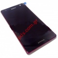 Original housing front cover Sony Xperia TX LT29i with Digitazer touch screen and LCD Display in Pink color