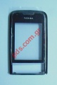 Housing front cover Nokia 8800 Arte (COPY) with window glass in black color.