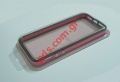 Apple iPhone 5 Bumper Style Case in black with pink