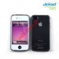Apple iPhone 4 TPU Jekod Gell case in black color (blister)