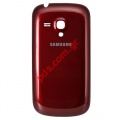 Original battery cover Samsung GT i8190 Galaxy S3 Mini Red