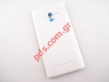 Original battery back cover Sony Xperia ZL White (C6502) 