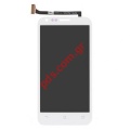 Complete set LCD OEM Asus PadFone 2 A68 White color with Display and touch screen digitizer panel