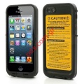 Durable Redpepper Waterproof Case  iPhone 5 Black Millitary Cover 