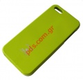 Back case iPhone 5 Rubber Mercury Green 