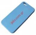 Back case iPhone 5 Rubber Mercury Light Blue
