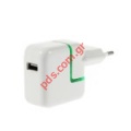 Wall Charger Adapter 2.1A EU Plug Green Light USB for iPad iPhone Samsung Sony LG Smartphones & Tablets
