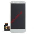 Display set (OEM) Motorola Moto G XT1032 DVX White LCD with touch digitizer.