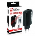 Travel charger GT PHANTOM for iPhone 5 USB 1.6A+cable Blister