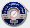 High quality Goot wick CP-1516 desodering metal cable 1.5mm width, 1.6m lenght 