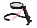 Illuminated Magnifier IAN-3182 Reading and release hands from durable acrylic material