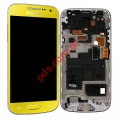 Original set LCD Samsung GT i9195 Galaxy S4 Mini Yellow .