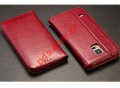 Leather case flip Book KLD iPhone 5, 5s, 5c Royale Red color