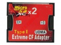 Card Adapter Extreme Type I for 2x MicroSD/SDHC/SDXC (Blister)