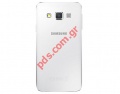 Original Samsung SM-A300F Galaxy A3 White Back Middle Battery cover with side keys and camera lens