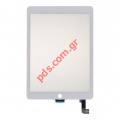External glass (OEM) Apple iPad Air 2 A1566 White 6th Generator with Digitazer