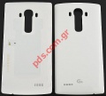 Original battery cover LG G4 H815 White Ceramic color (W/NFC) 