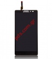 Complete set LCD Display (OEM) Lenovo K910 with front cover and touch screen digitizer black