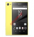 Original set LCD Yellow Sony Xperia Z5 Compact E5803, E5823 (front cover with touch screen and display LCD)