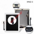 Complete set LCD iPAD 3 White (Display+Touch)