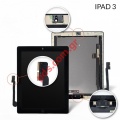 Complete set LCD iPAD 3 Black (Display+Touch)
