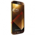 Original front cover LCD Gold Samsung i9505 Galaxy S4 LTE with Display touch screen digitizer