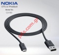 Original Nokia Micro USB Data Cable CA-190CD Black (Bulk)
