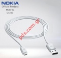 Original Nokia Micro USB Data Cable CA-190CD White (Bulk)