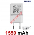 Original travel charger USB Samsung EP-TA50EWE White (5V, 1550mA) Bulk