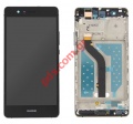   (OEM) Huawei P9 Lite Black (VNS-L21) Front cover with Touch screen digitizer and Display 